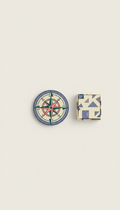 Custom Nautical Compass Enamel Magnet