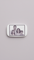 Family portrait custom photo magnet
