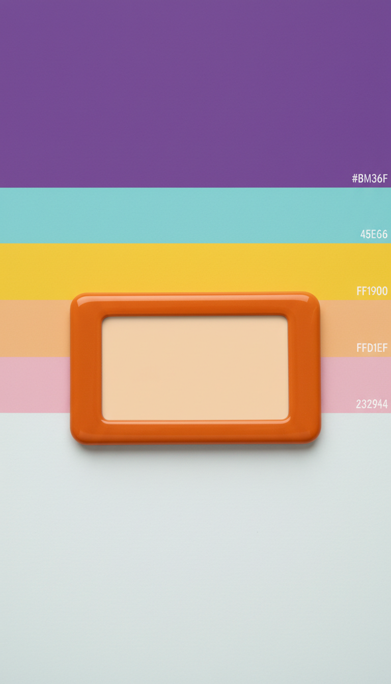 Tangerine Punch Frame personalized photo magnet