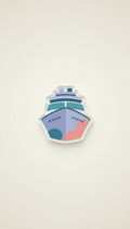 Personalized Cruise Ship Acrylic Magnet