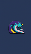 Aqua Splash Wave custom cruise magnet