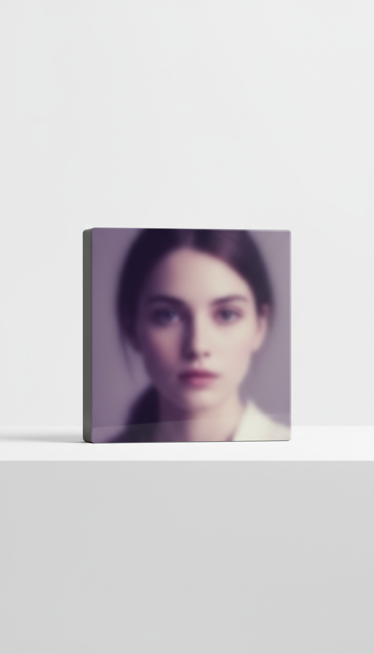 Portrait Photo Magnet on Glossy Finish