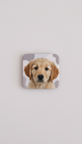 Personalized pet keepsake photo magnet